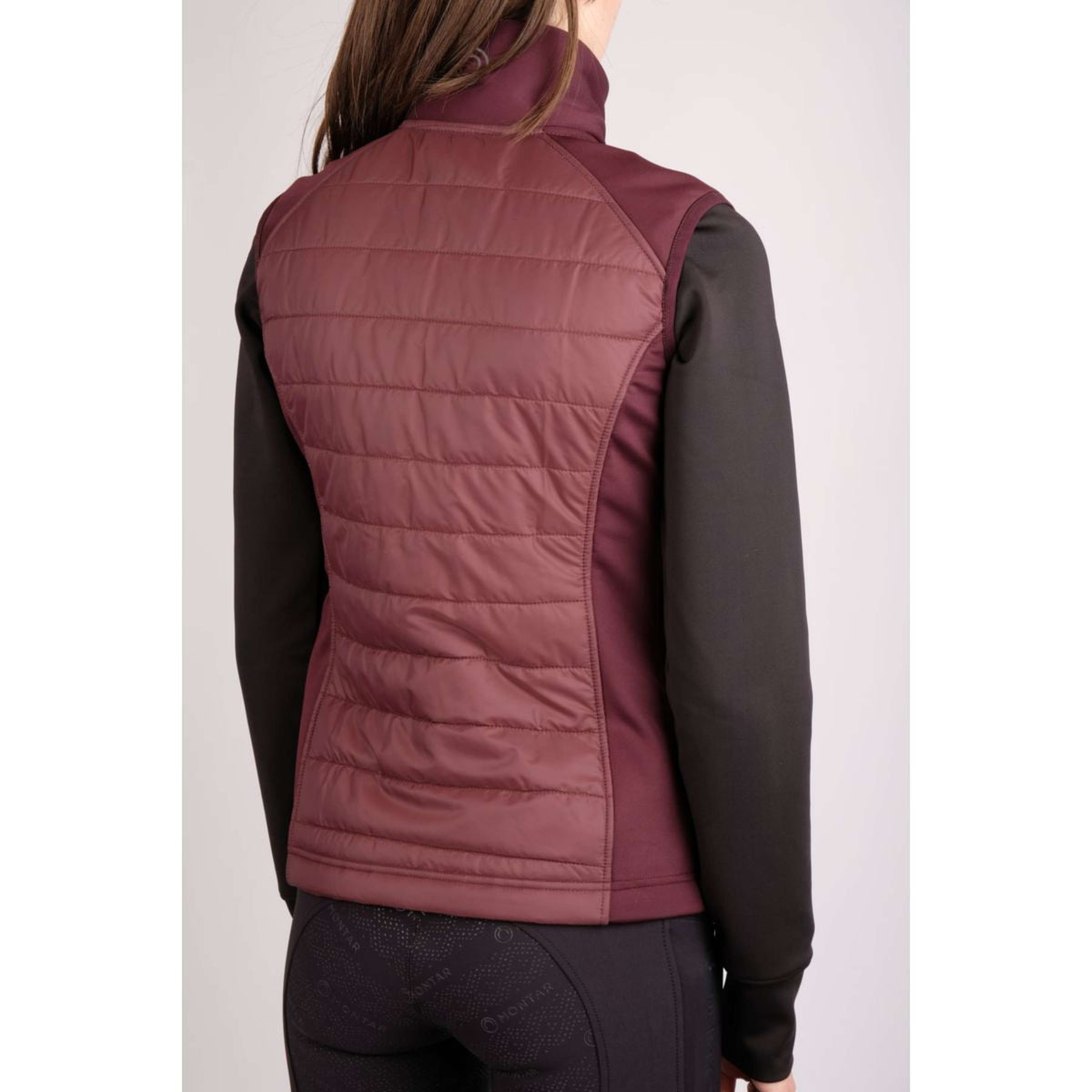 Montar Chaleco Emma Quilt Ciruela