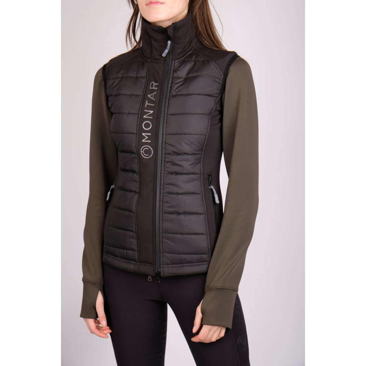 Montar Chaleco Emma Quilt Negro
