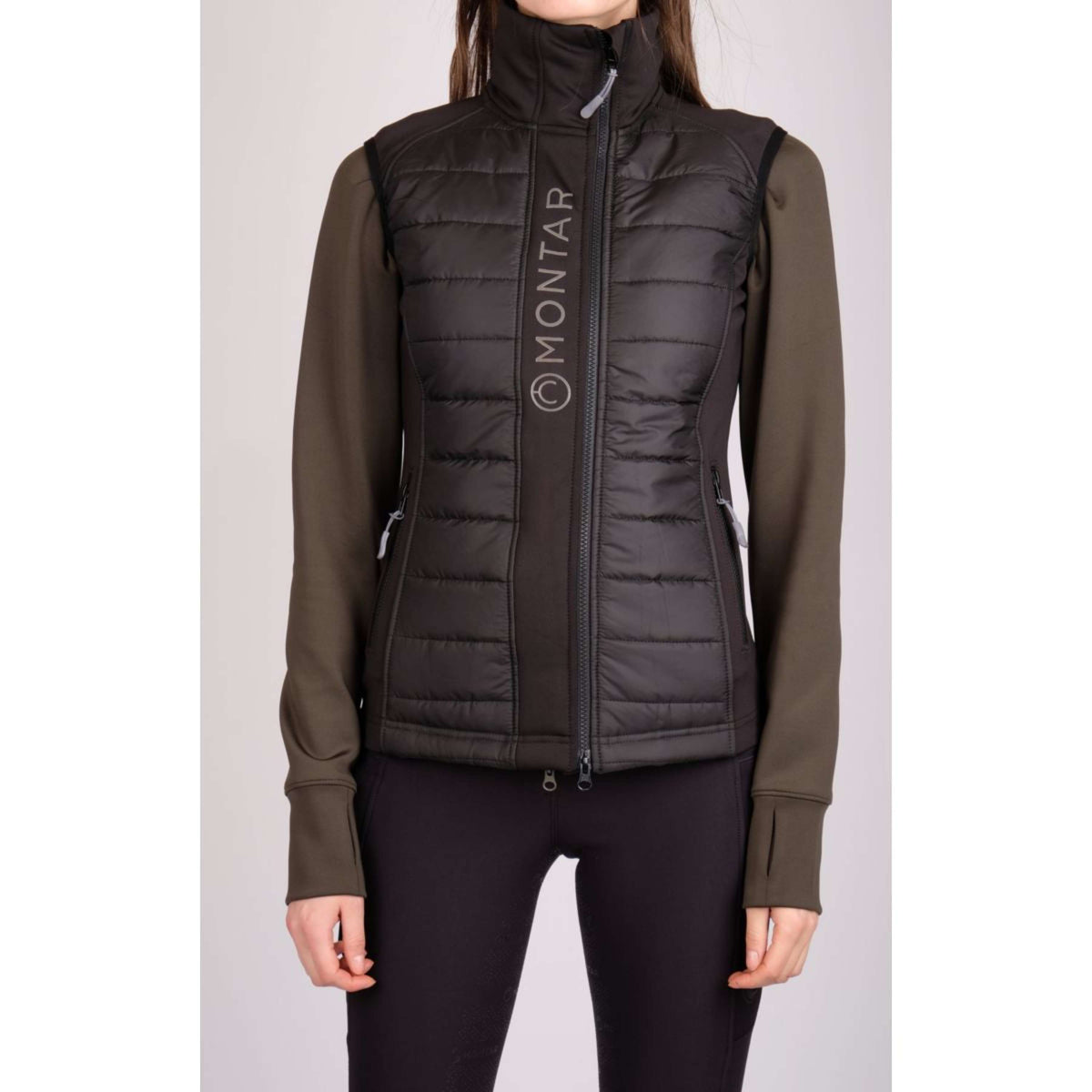 Montar Chaleco Emma Quilt Negro