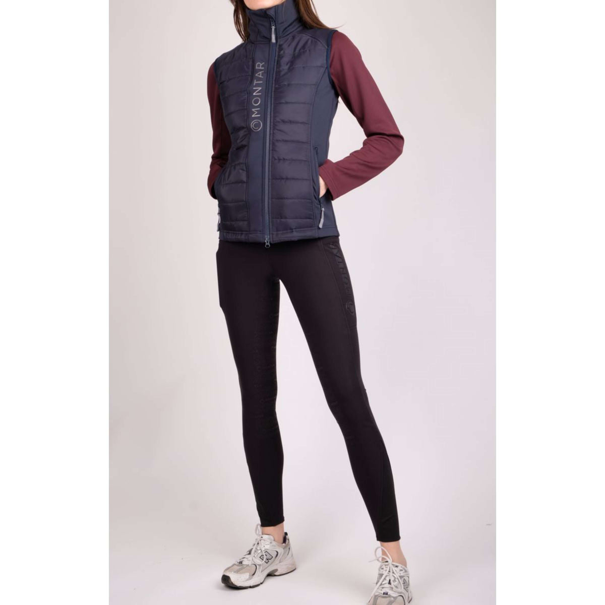 Montar Chaleco Emma Quilt Navy