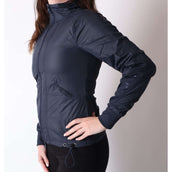 Montar Chaqueta Joann Nylon Logo Tape Marino