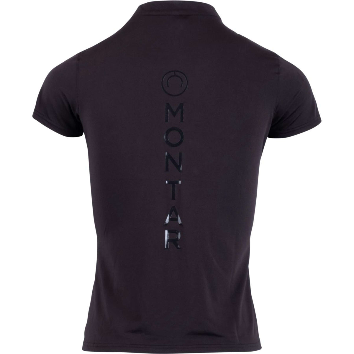 Montar Polo Melanie Logo Atrás Vertical Negro