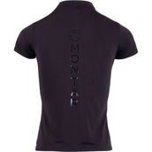 Montar Polo Melanie Logo Atrás Vertical Negro