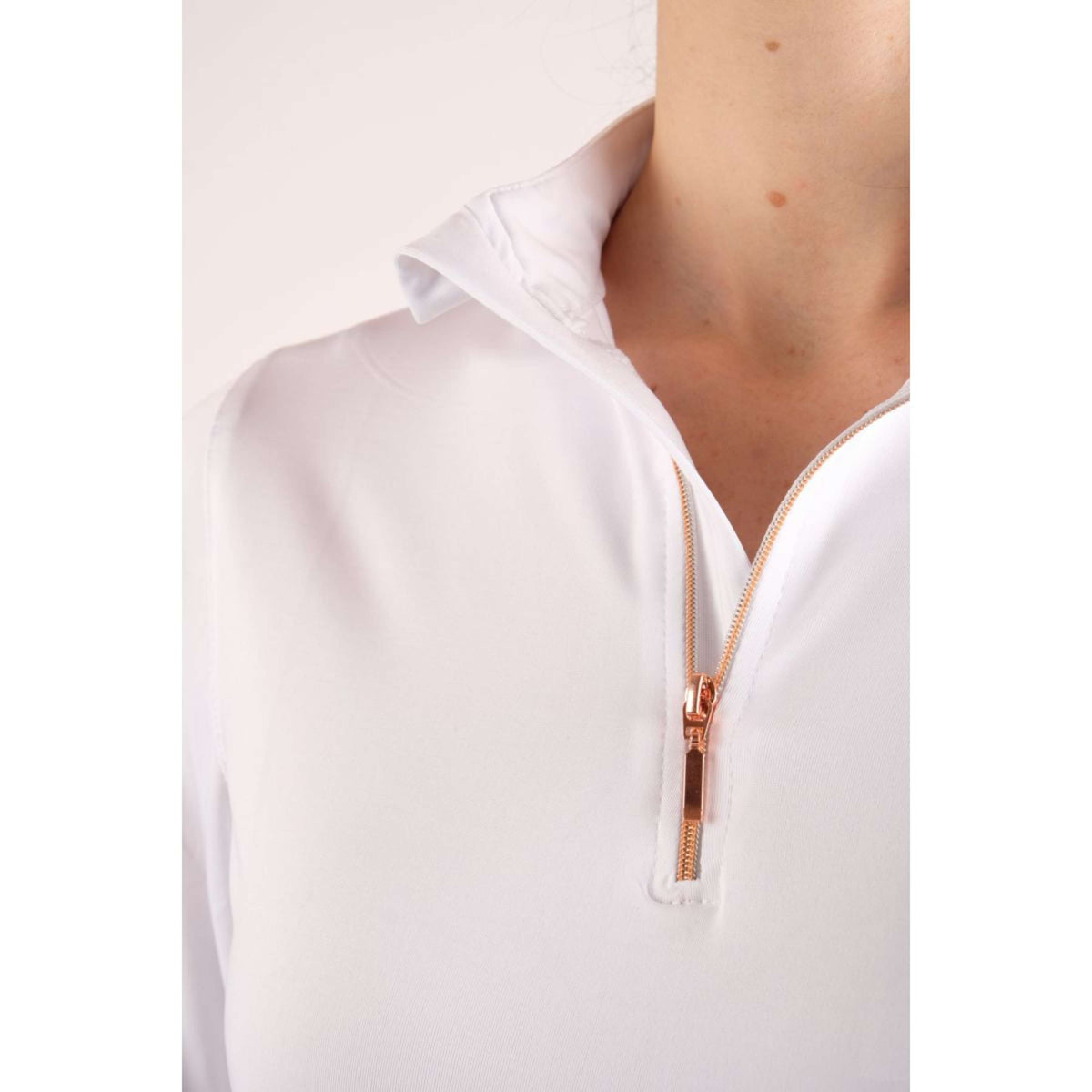 Montar Shirt Everly Rosegold Blanco