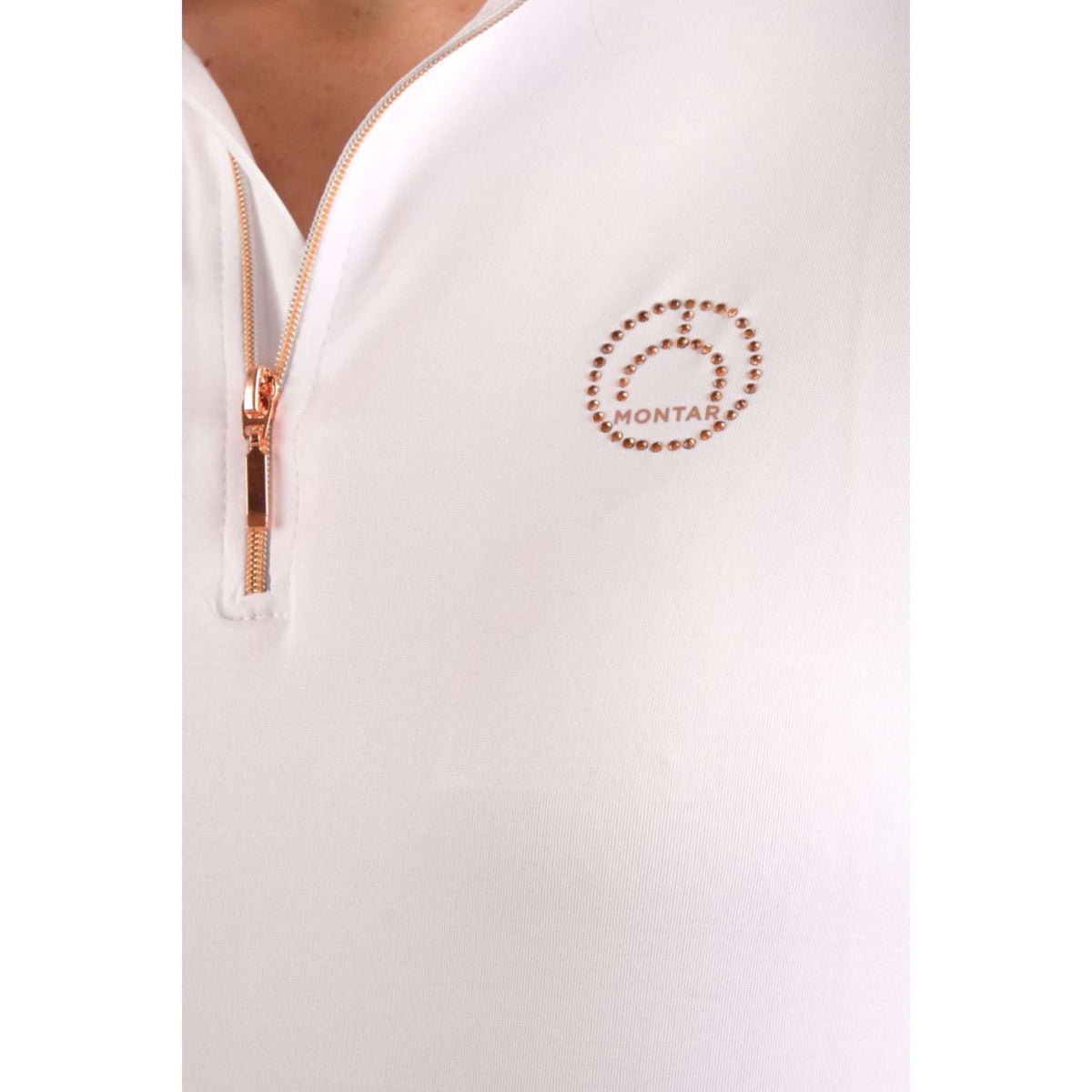 Montar Shirt Everly Rosegold Blanco