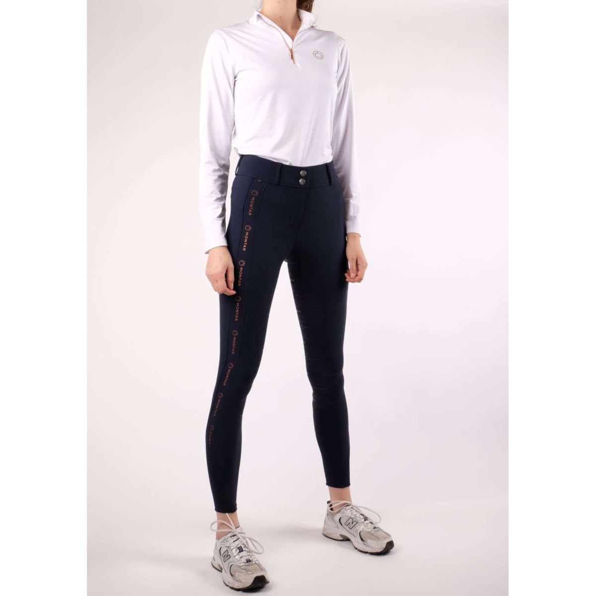 Montar Shirt Everly Rosegold Blanco