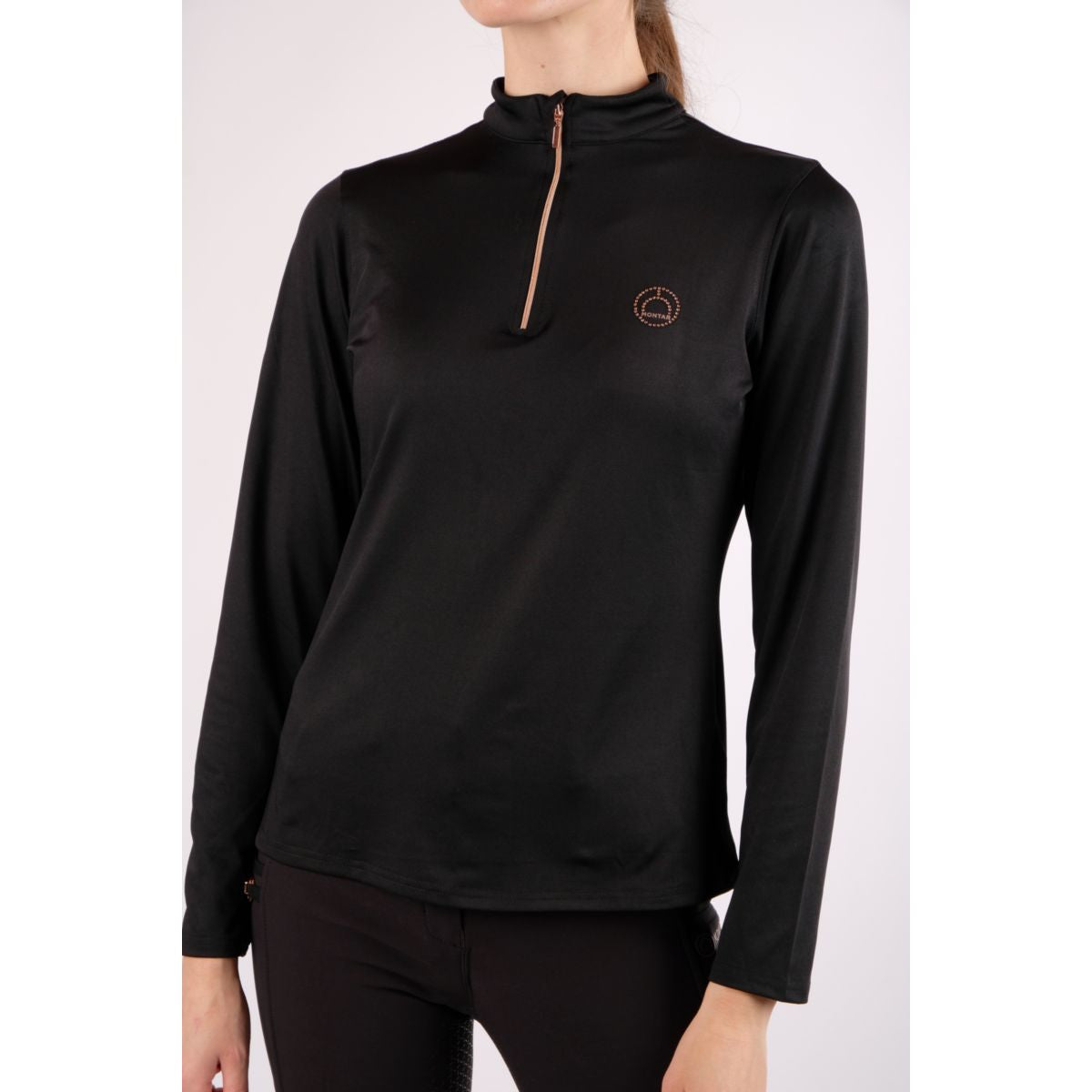 Montar Shirt Everly Rosegold Negro