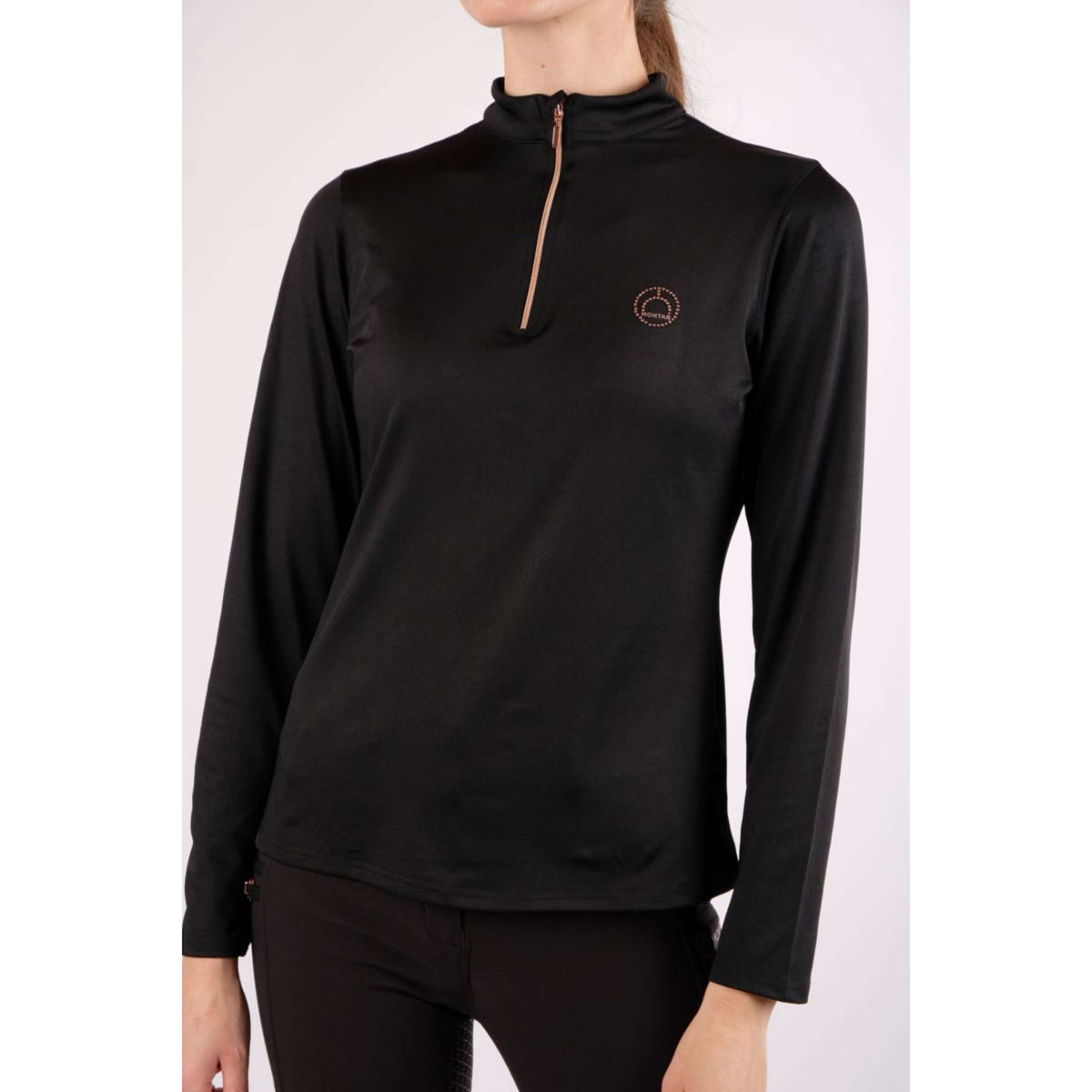 Montar Shirt Everly Rosegold Negro