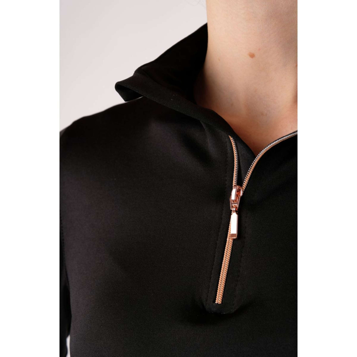Montar Shirt Everly Rosegold Negro