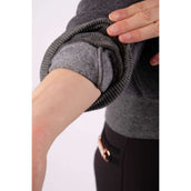 Montar Sudadera con capucha y cremallera Macie Rosegold Logo Gris