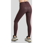 Montar Pantalón de Equitación MoZida Refined Full Grip Black Peony