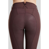 Montar Pantalón de Equitación MoZida Refined Full Grip Black Peony