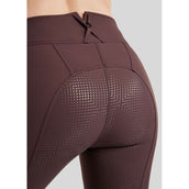 Montar Pantalón de Equitación MoZida Refined Full Grip Black Peony