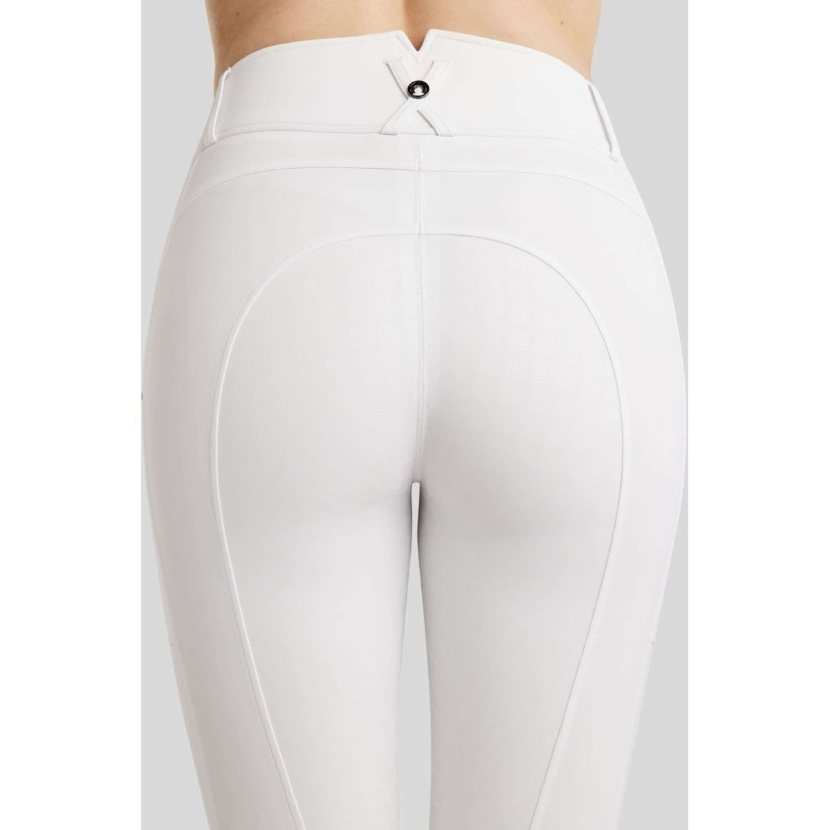 Montar Pantalón de Equitación MoEmilia Full Grip Blanco
