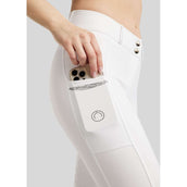 Montar Pantalón de Equitación MoEmilia Full Grip Blanco