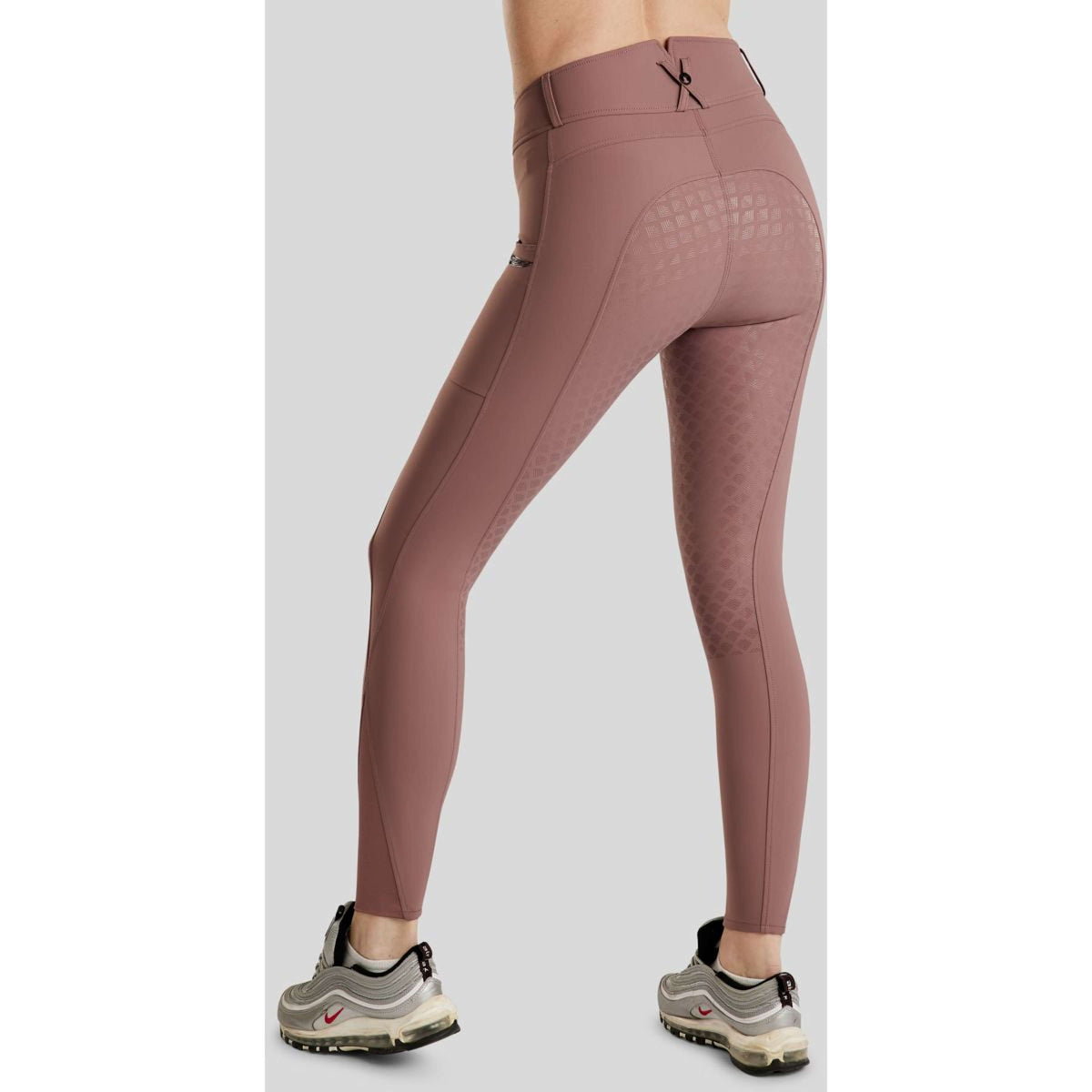 Montar Pantalón de Equitación MoEmilia Full Grip Dusty Rose