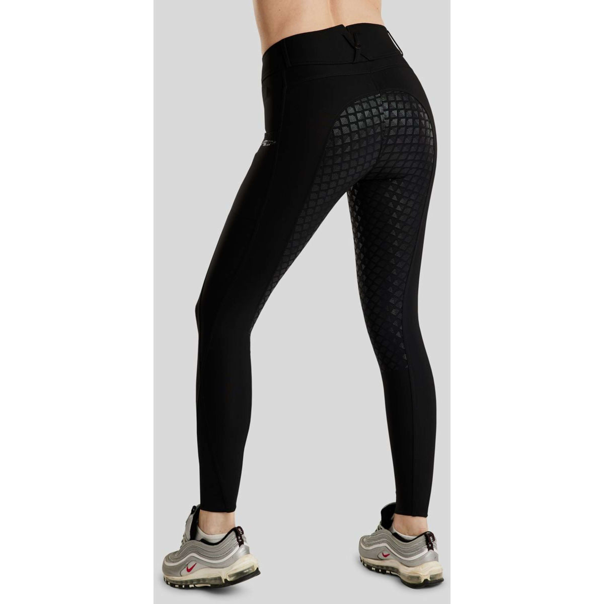 Montar Pantalón de Equitación MoEmilia Full Grip Negro
