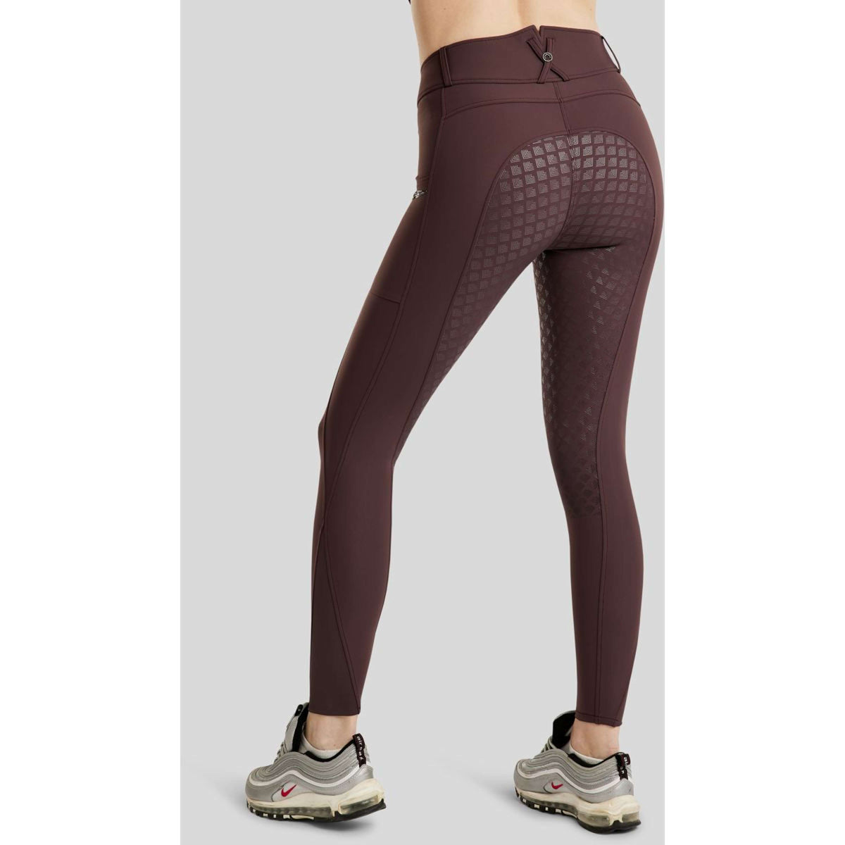 Montar Pantalón de Equitación MoEmilia Full Grip Black Peony