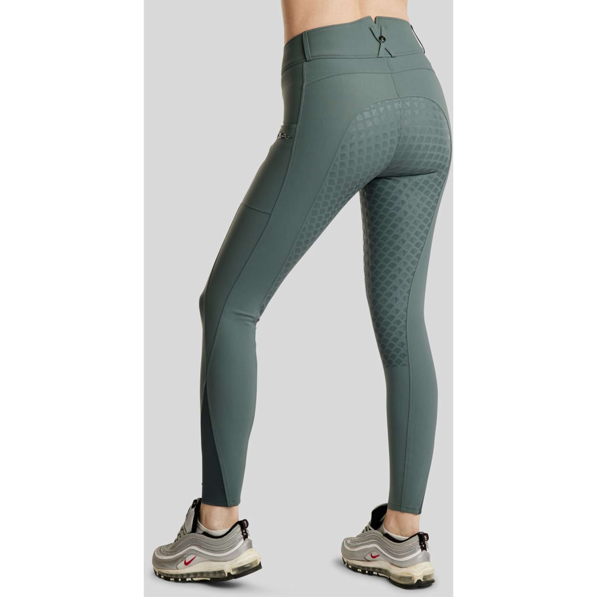 Montar Pantalón de Equitación MoEmilia Full Grip Jade