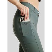 Montar Pantalón de Equitación MoEmilia Full Grip Jade