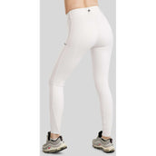 Montar Legging de Equitación MoEmilia Full Grip Blanco
