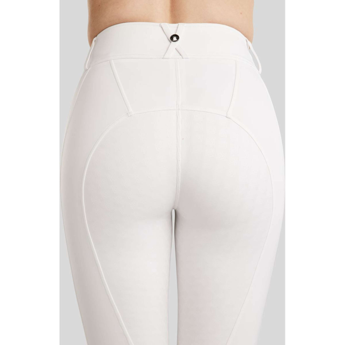 Montar Legging de Equitación MoEmilia Full Grip Blanco
