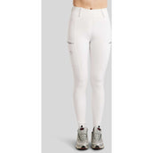Montar Legging de Equitación MoEmilia Full Grip Blanco