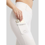 Montar Legging de Equitación MoEmilia Full Grip Blanco
