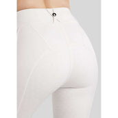 Montar Legging de Equitación MoEmilia Full Grip Blanco