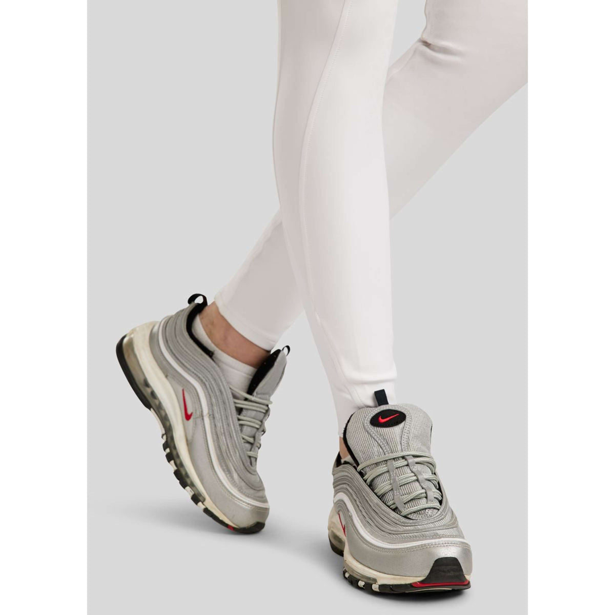 Montar Legging de Equitación MoEmilia Full Grip Blanco