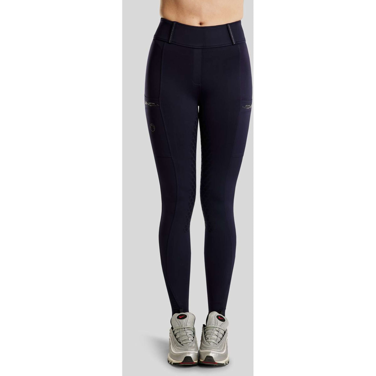 Montar Legging de Equitación MoEmilia Full Grip Navy