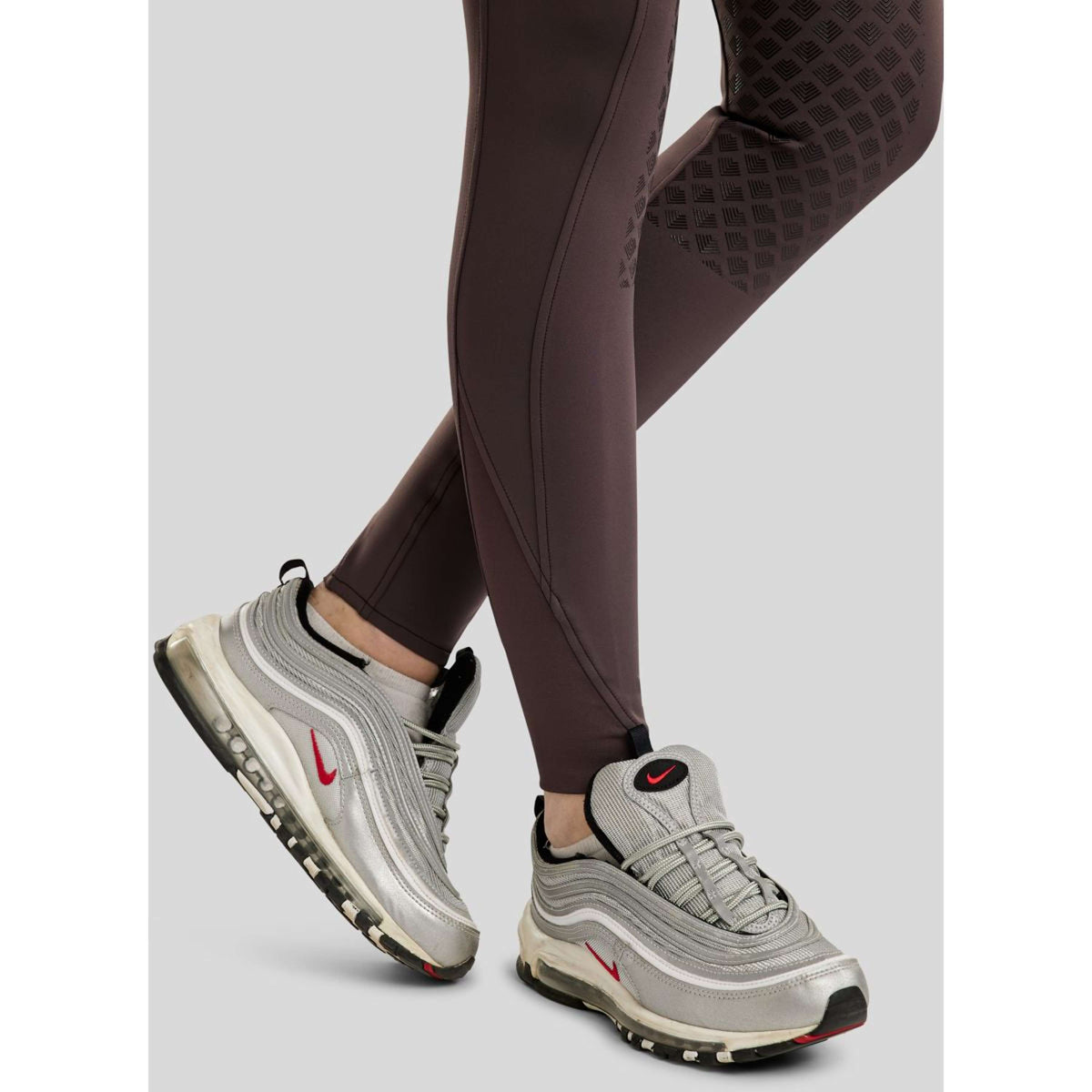 Montar Legging de Equitación MoEmilia Full Grip Black Peony
