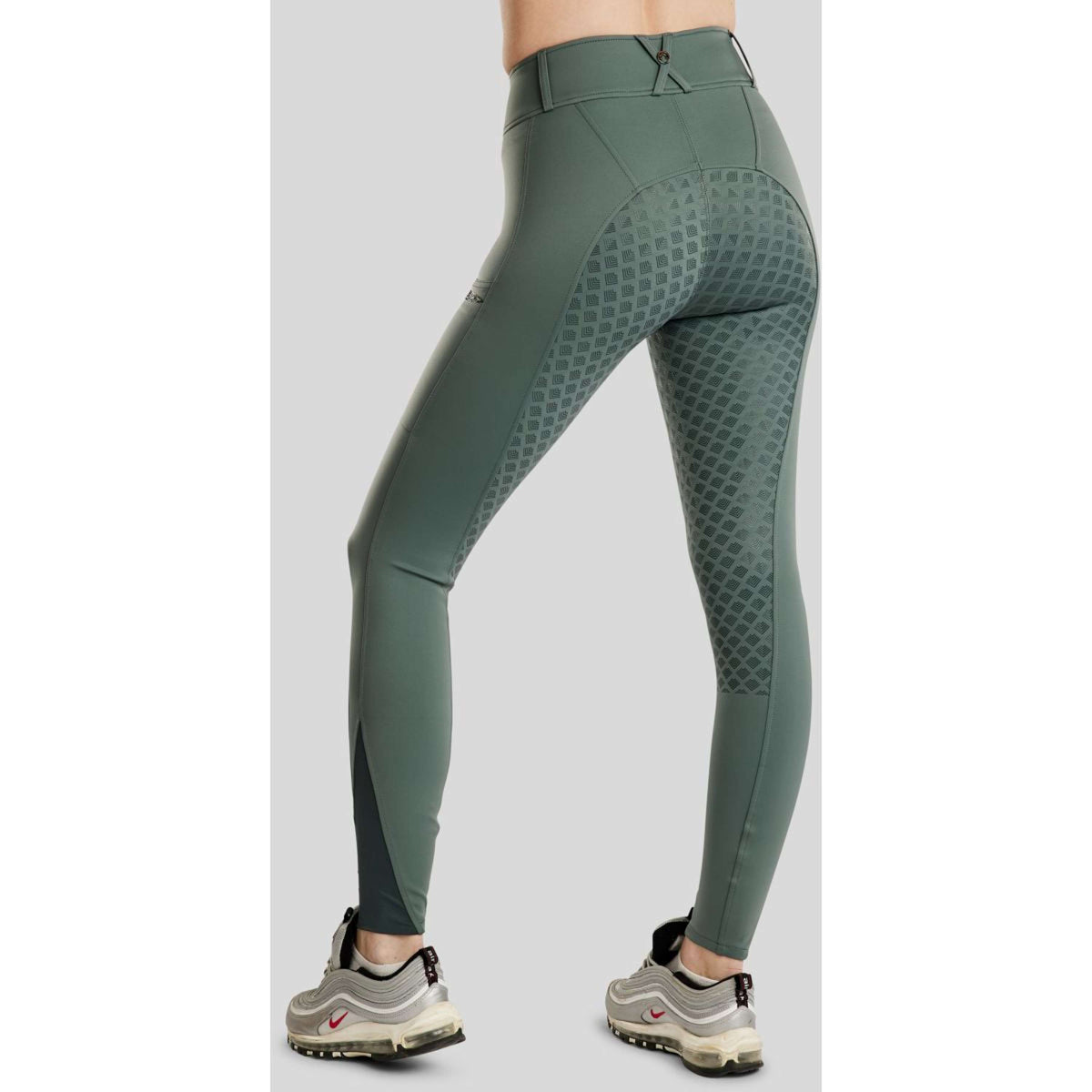 Montar Legging de Equitación MoEmilia Full Grip Jade