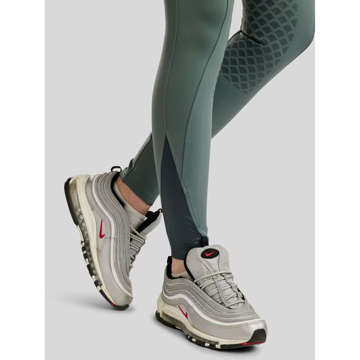 Montar Legging de Equitación MoEmilia Full Grip Jade