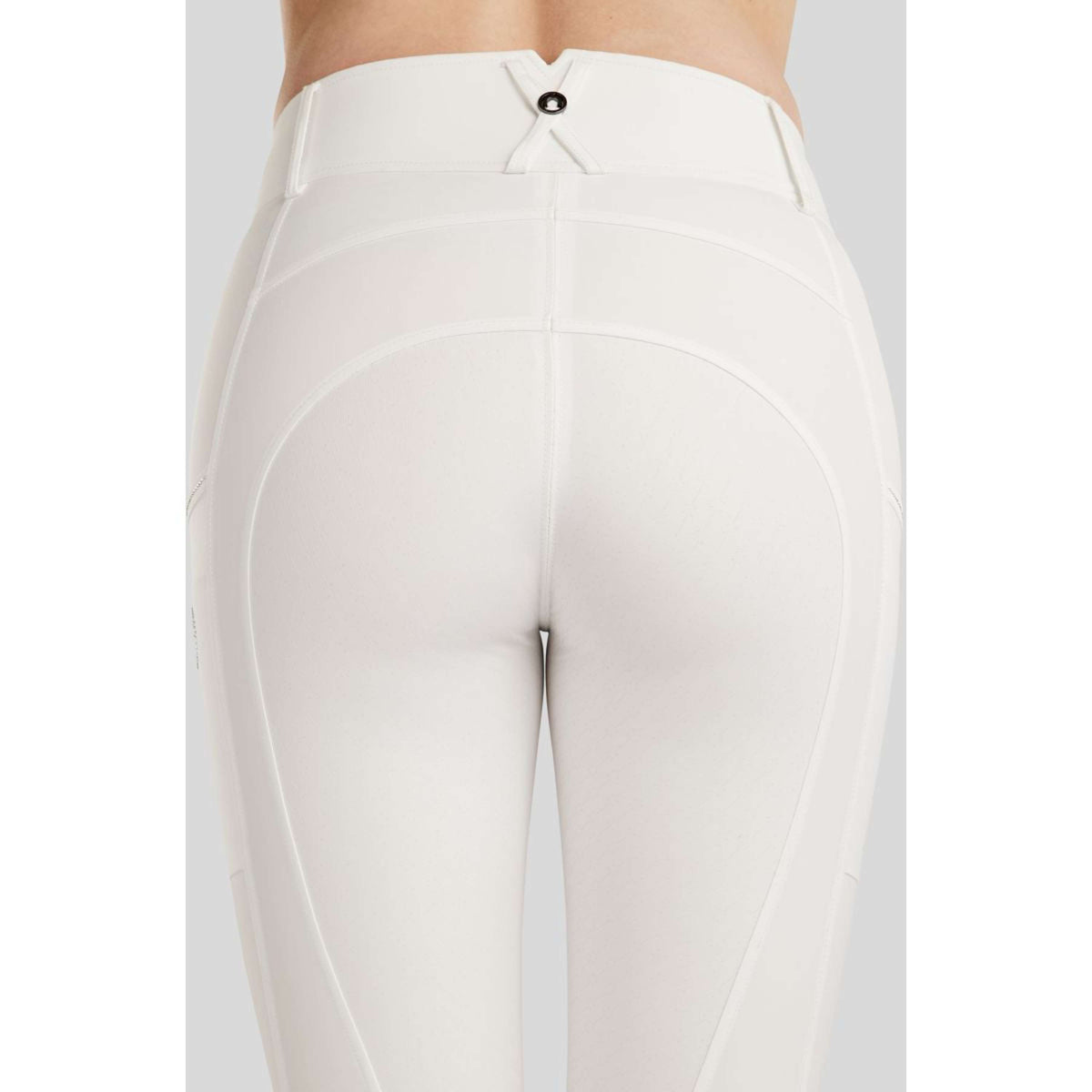 Montar Pantalón de Equitación MoCha Full Grip Blanco