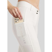 Montar Pantalón de Equitación MoCha Full Grip Blanco