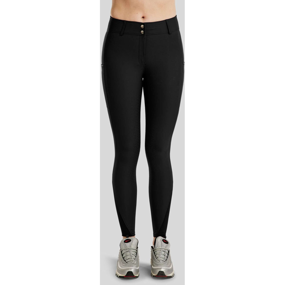 Montar Pantalón de Equitación MoCha Full Grip Negro