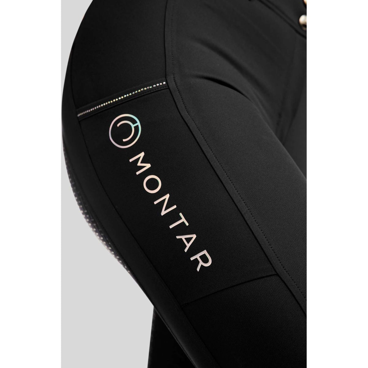 Montar Pantalón de Equitación MoCha Full Grip Negro