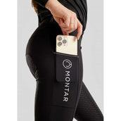 Montar Pantalón de Equitación MoCha Full Grip Negro