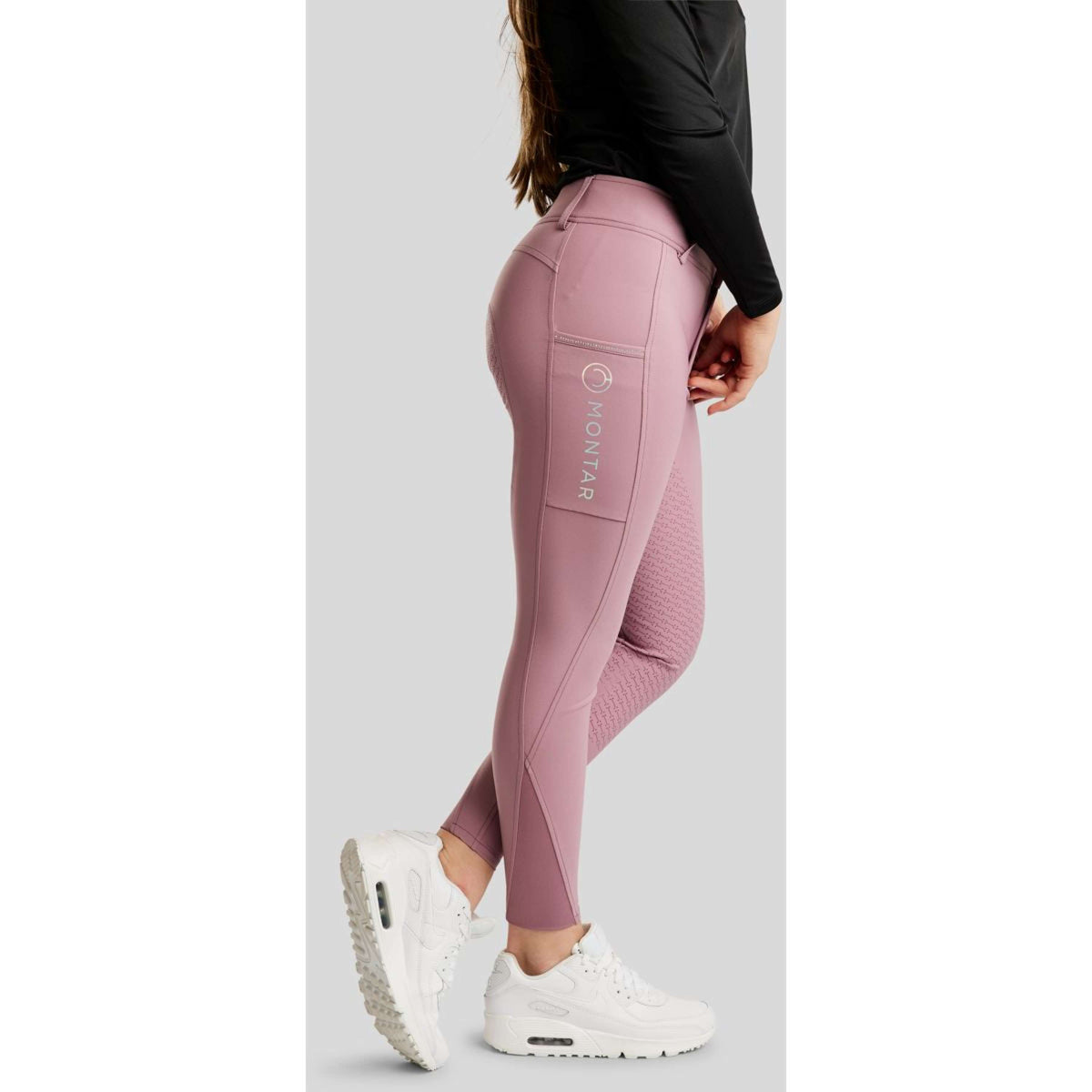 Montar Pantalón de Equitación MoCha Full Grip Geranie