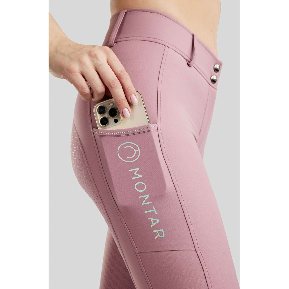 Montar Pantalón de Equitación MoCha Full Grip Geranie