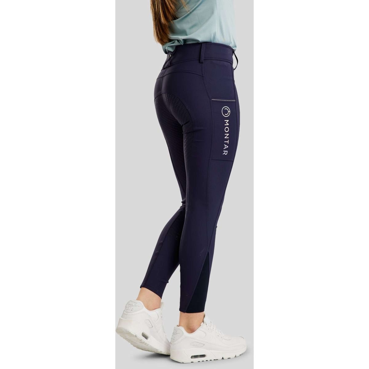 Montar Pantalón de Equitación MoCha Full Grip Navy