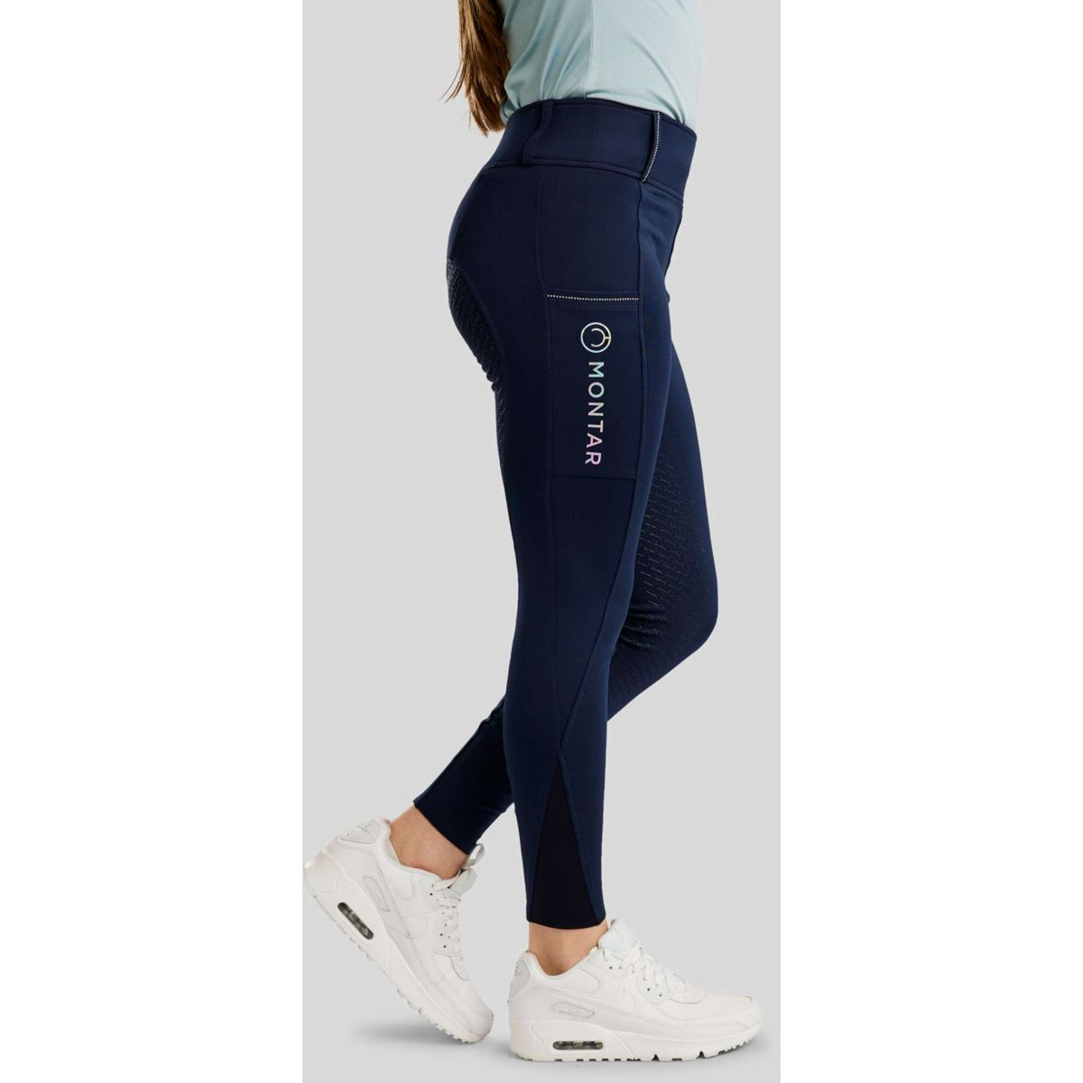Montar Legging de Equitación MoCha Full Grip Navy