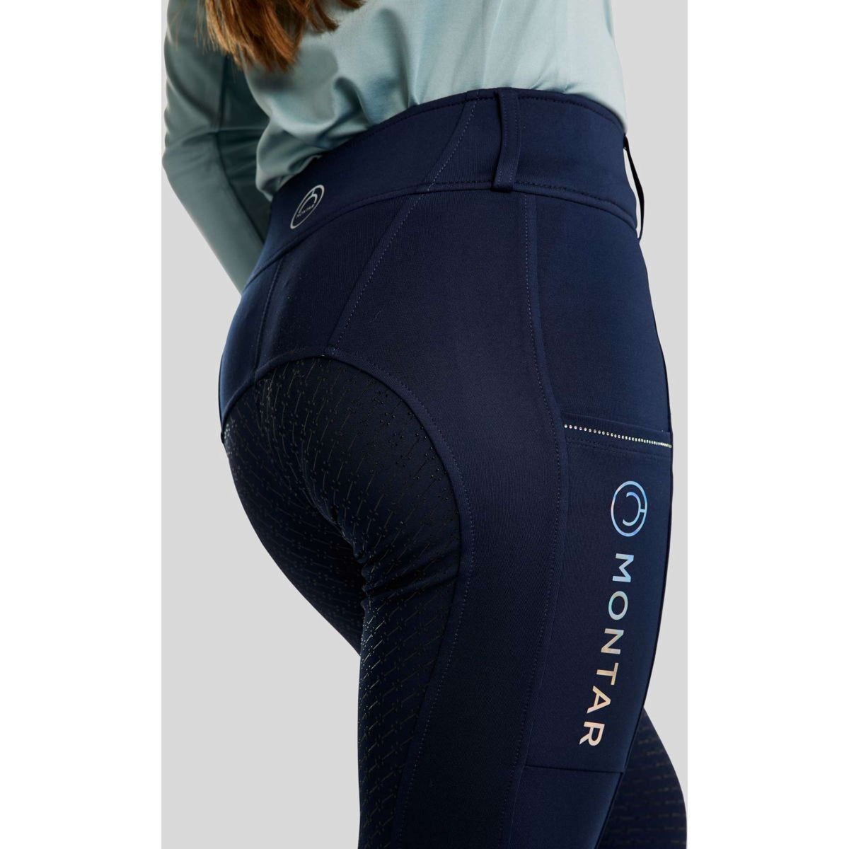 Montar Legging de Equitación MoCha Full Grip Navy