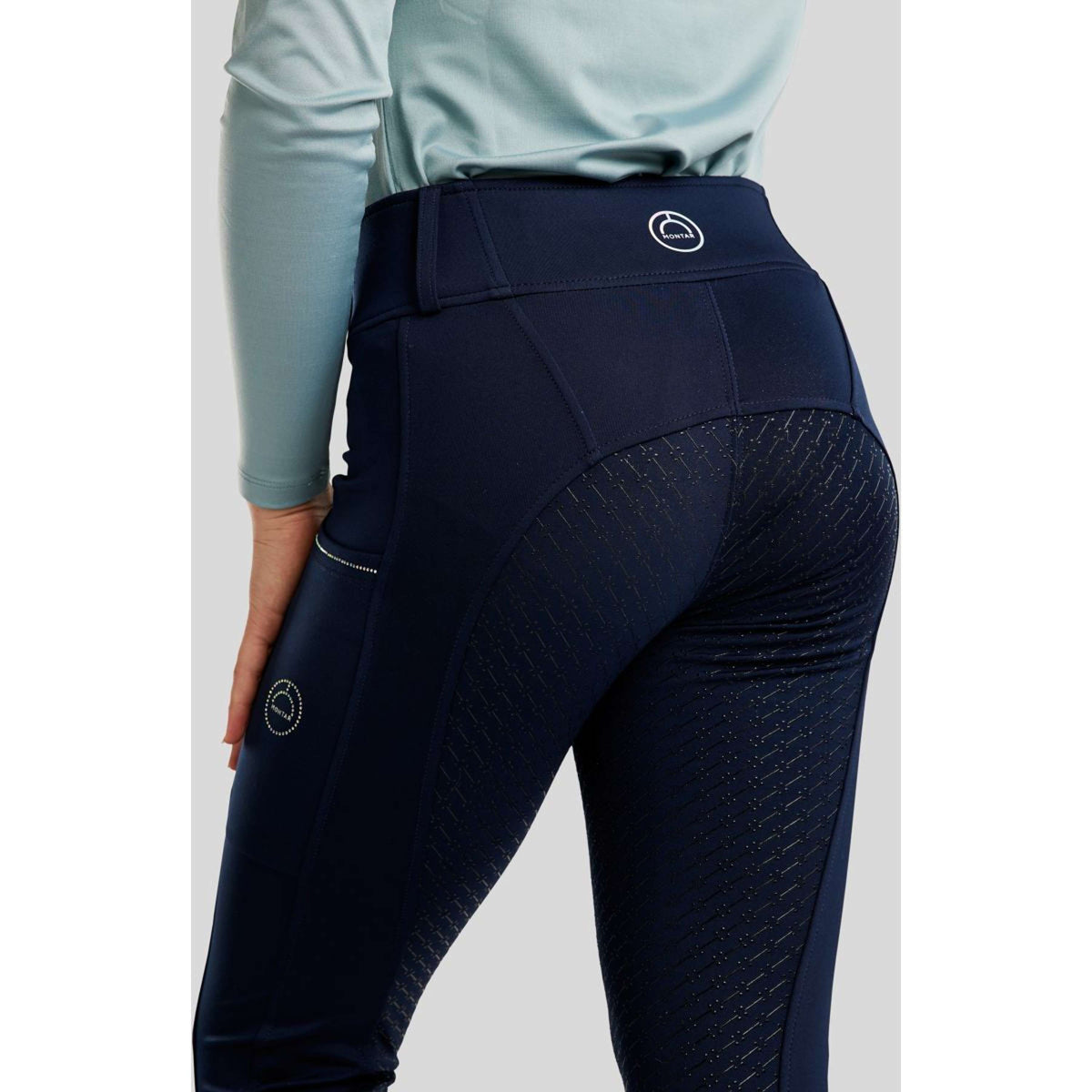 Montar Legging de Equitación MoCha Full Grip Navy
