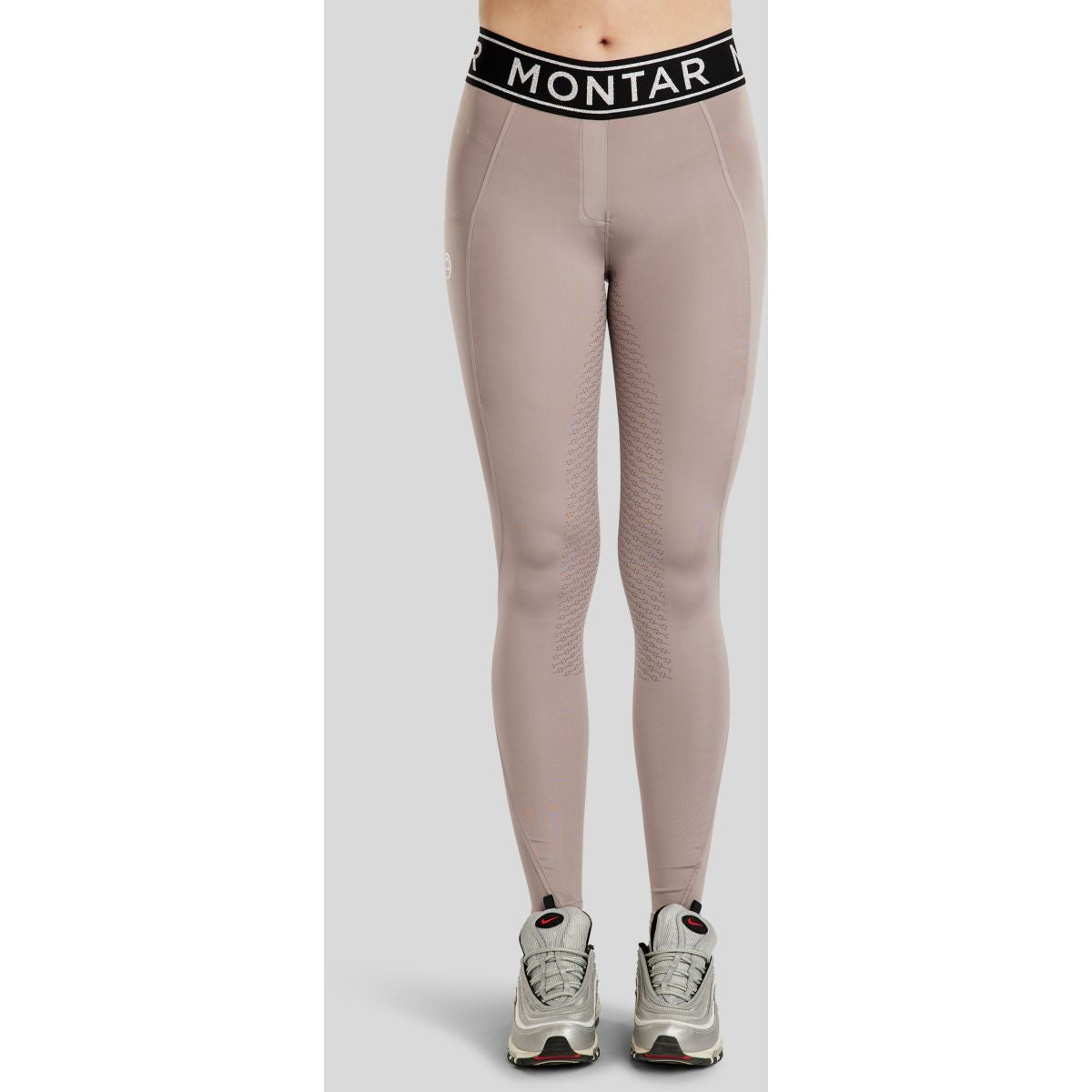 Montar Legging de Equitación MoSille Full Grip Rose Grey