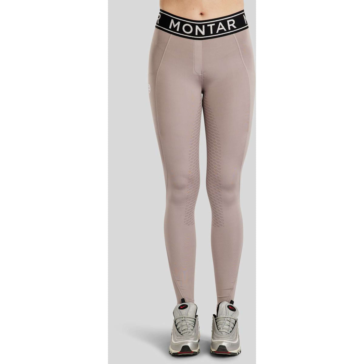Montar Legging de Equitación MoSille Full Grip Rose Grey