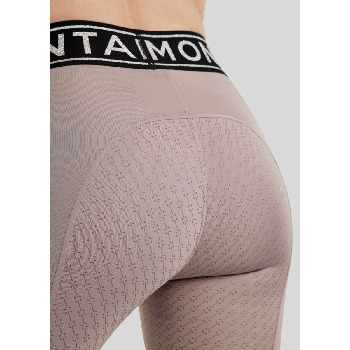 Montar Legging de Equitación MoSille Full Grip Rose Grey