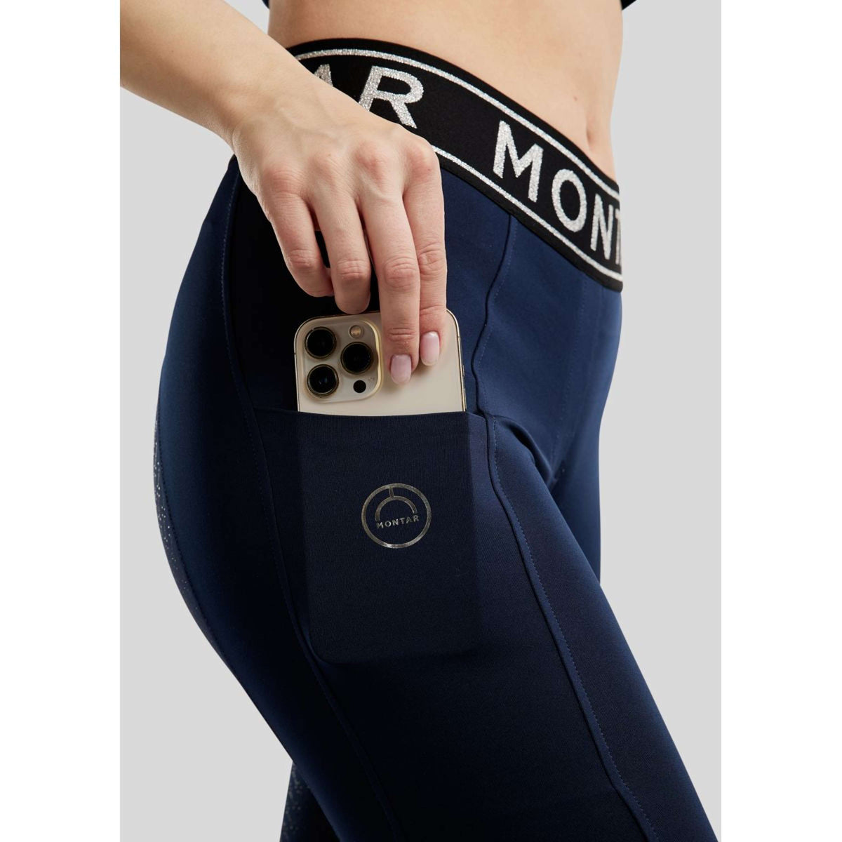 Montar Legging de Equitación MoSille Full Grip Navy