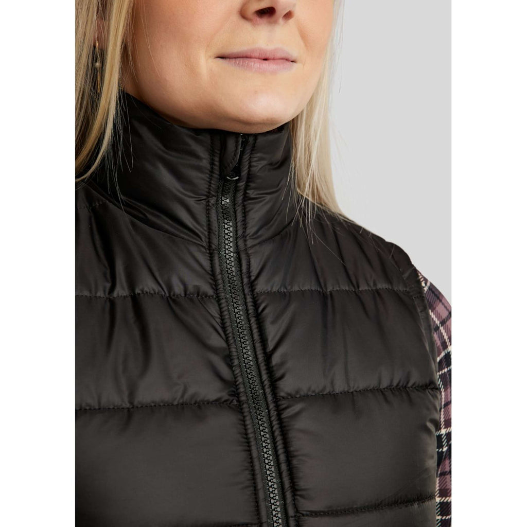 Montar Chaleco MoCheri Reversible Black Peony